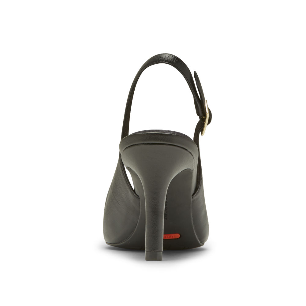Pumps Rockport Womens - Total Motion Pointed Toe Sling Black - Philippines OYLE-91274